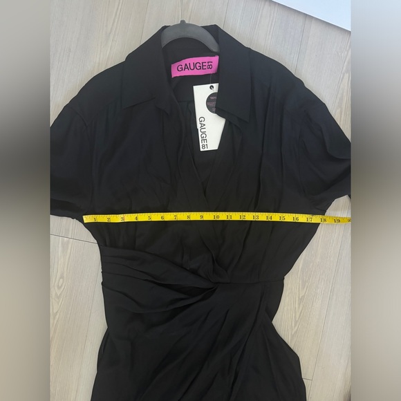 GAUGE81 gathered-front shirt dress Size Medium - Picture 9 of 17